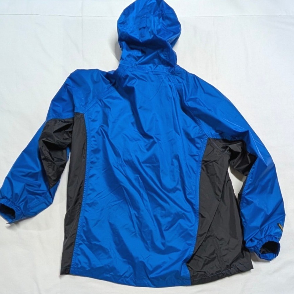 Stearns DryWear Rain Jacket Mens 2XL Blue Black Hooded Windbreaker 8732 Ripstop - Picture 2 of 16